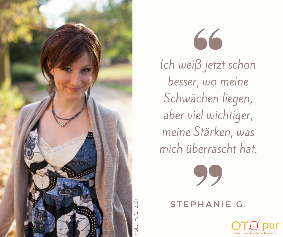 Stephanie G. - Kursteilnehmerin - über Stärken - Foto: H. Gritsch